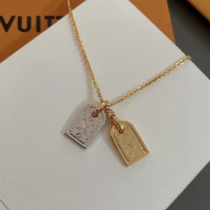 Dual Shield Pendant Necklace