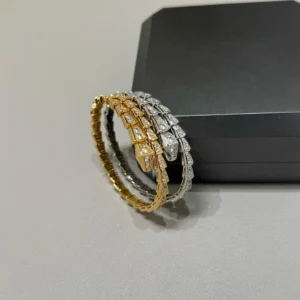 Serpentine Pavé Bracelet