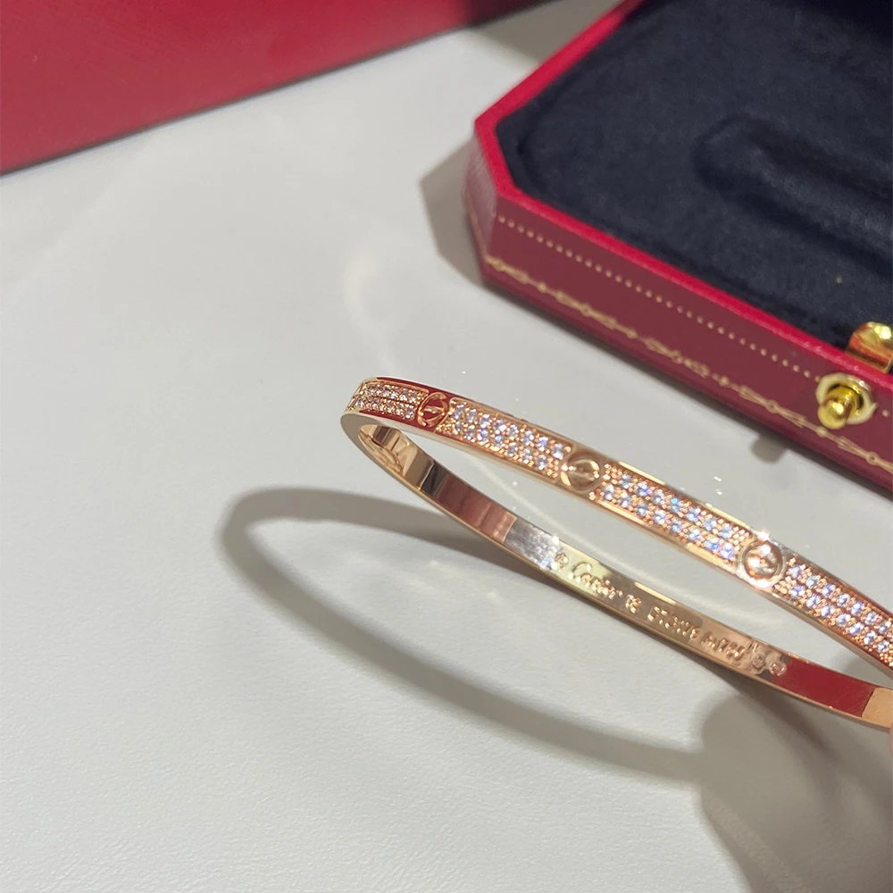 Screw Motif Pavé Bracelet