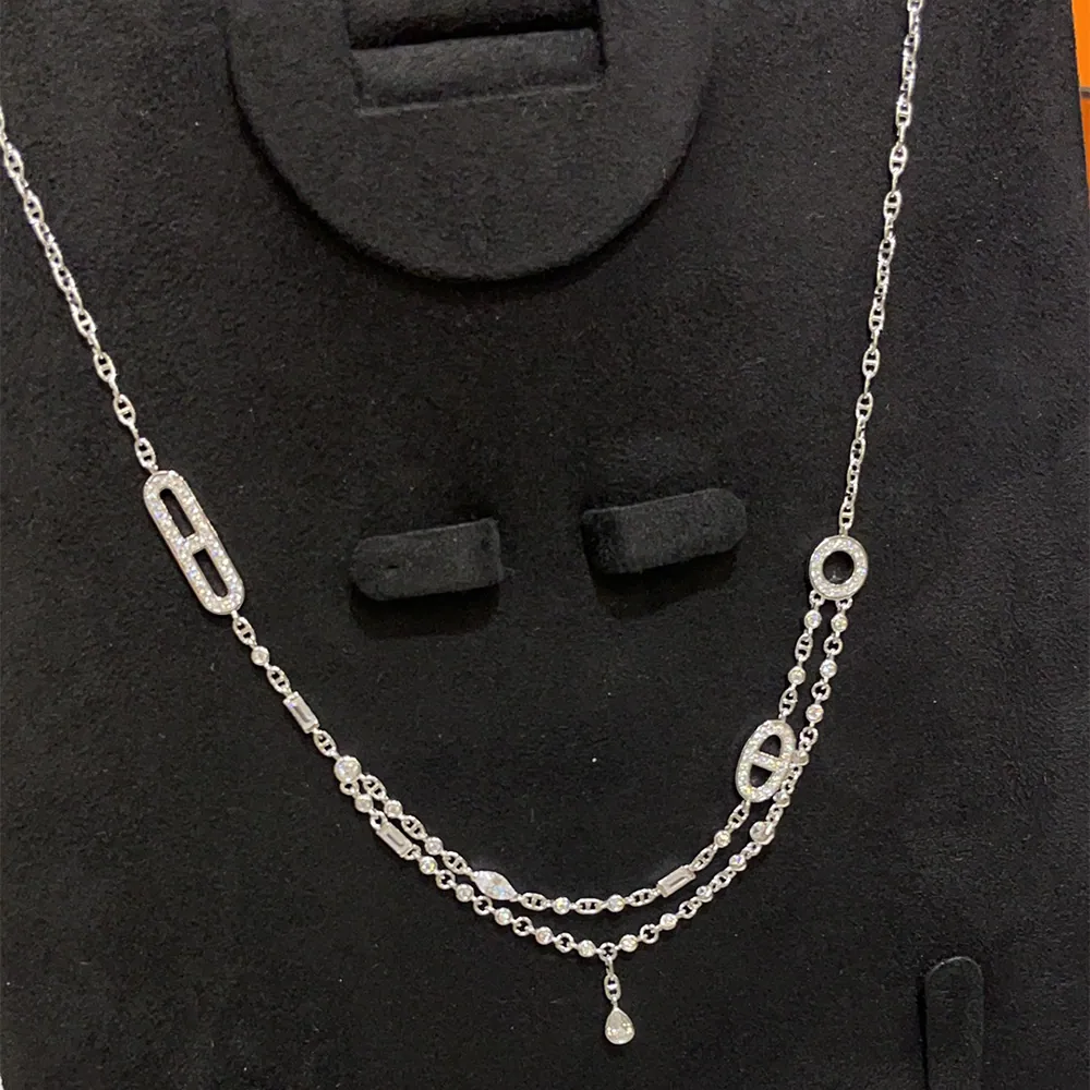 Enamel Pendant Necklace