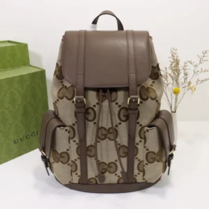 New Brown Leather Backpacks main product image