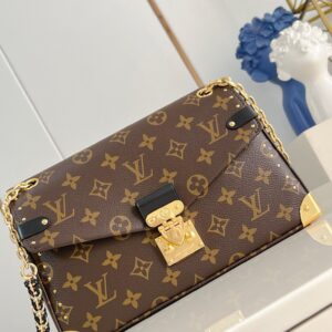 Louis Vuitton Monogram Chain-Flap Shoulder Bag — Detail View 1 Louis Vuitton Monogram Chain-Flap Shoulder Bag detail view 1