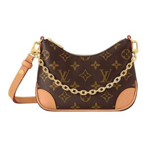 Louis Vuitton Monogram Chain Shoulder Bag on white background