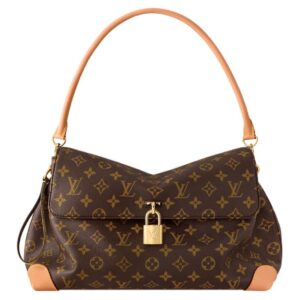 Louis Vuitton Monogram Large Hobo Bag on white background