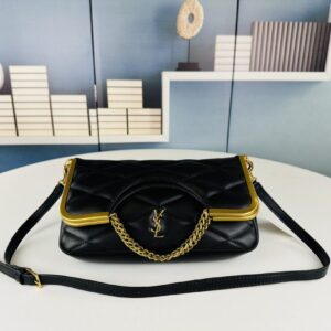 Black White Stitching Chain Handbags main product image