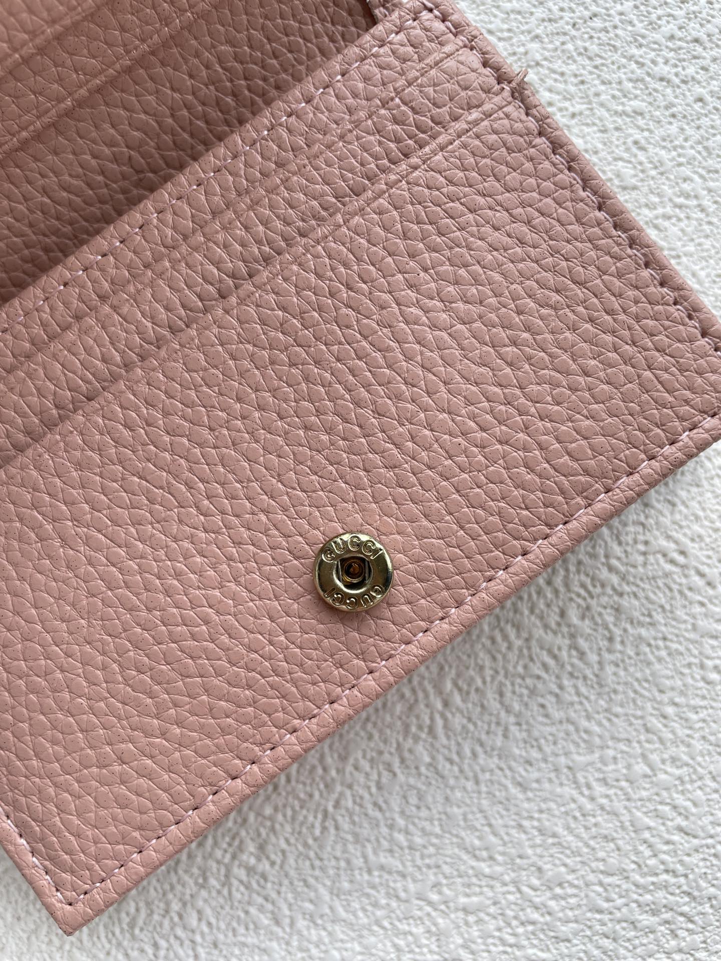Old flower pink leather lychee pattern 11*9*2.5CM detail view 6