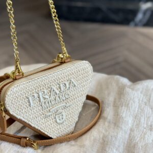 Triangle bag🔥Hot style casual versatile straw 19*13cm main product image
