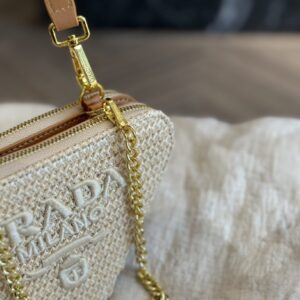 Triangle bag🔥Hot style casual versatile straw 19*13cm detail view 1