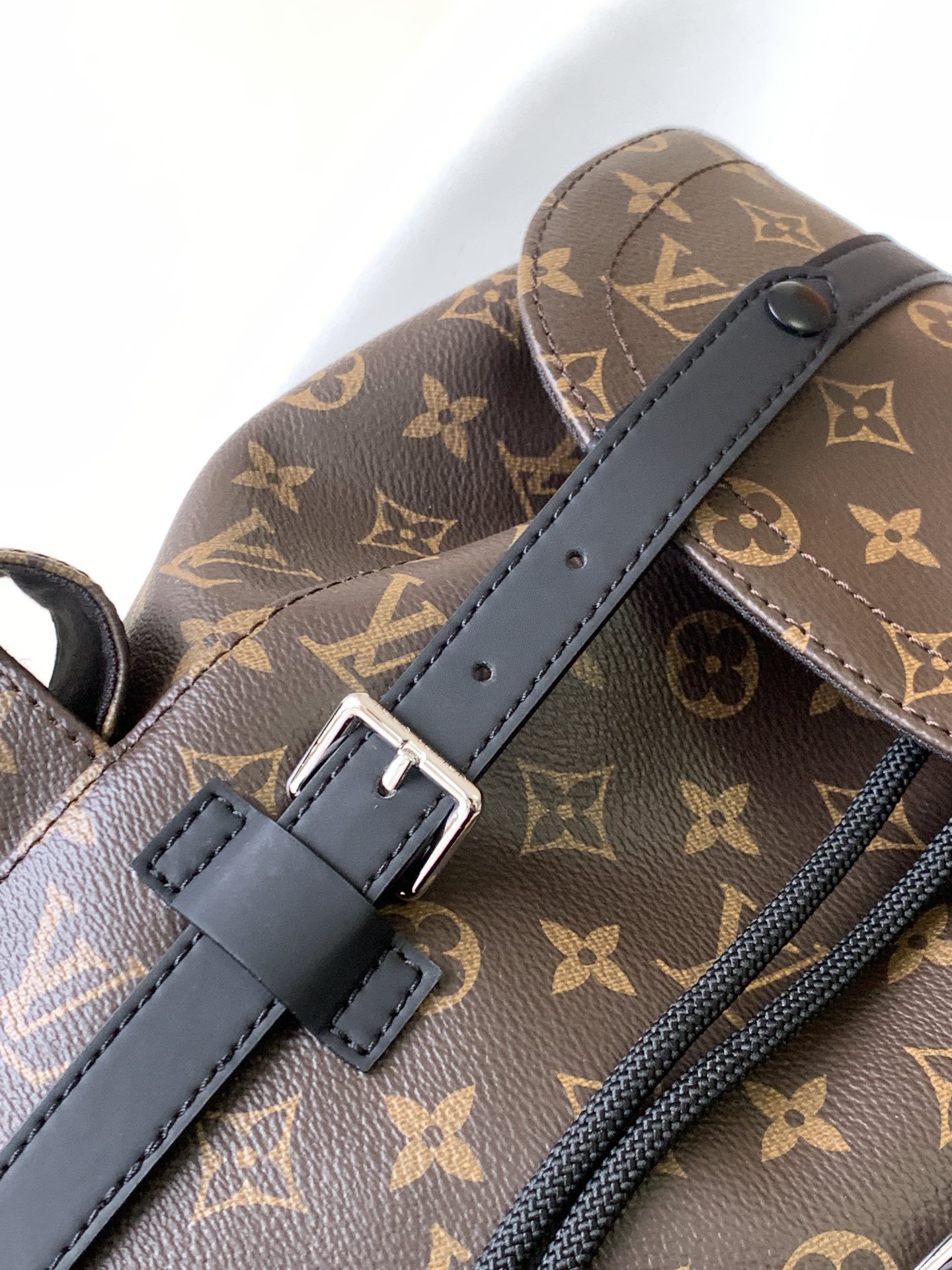 Classic monogram backpack detail view 3