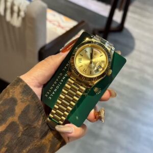 41mm all-gold mechanical watch