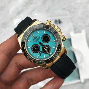 41mm Black and Blue Sport Strap Mechanical Watch