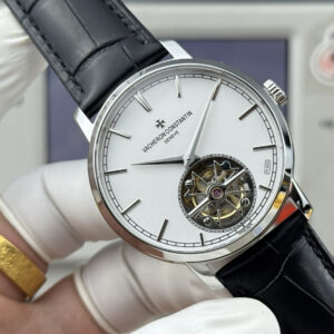 VC White Skeleton Watch