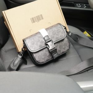 Classic Black C Crossbody Bag